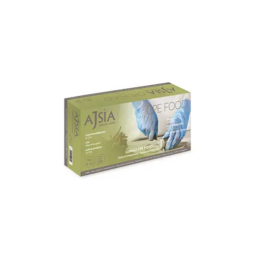 GUANTI CPE FOOD AZZURRI TRASP. PZ. 200 – Il guanto monouso