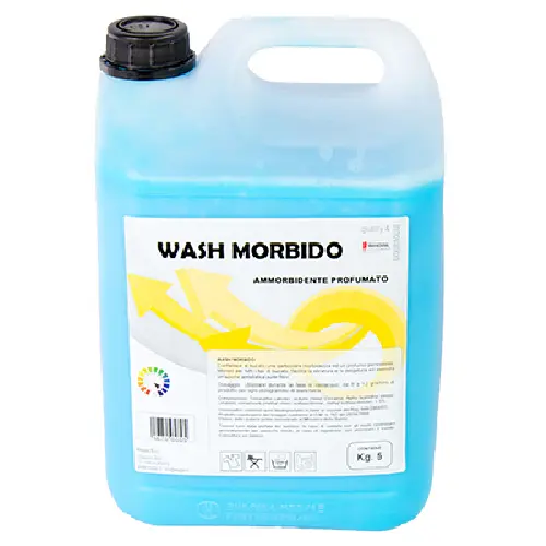 WASH MORBIDO Kg. 5 – Ammorbidente per lavanderia Ammorbidente