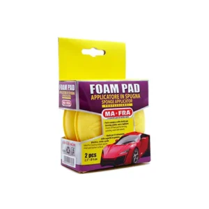 FOAM PAD DOUBLE SPUGNA GIALLA X CERA--