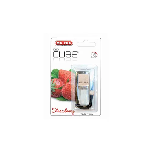 DEO-CUBE STRAWBERRY – PROFUMATORE LIQUIDO PER AUTO A LUNGA DURATA