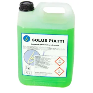 SOLUS PIATTI KG. 5 – Detergente liquido per lavaggio di stoviglie
