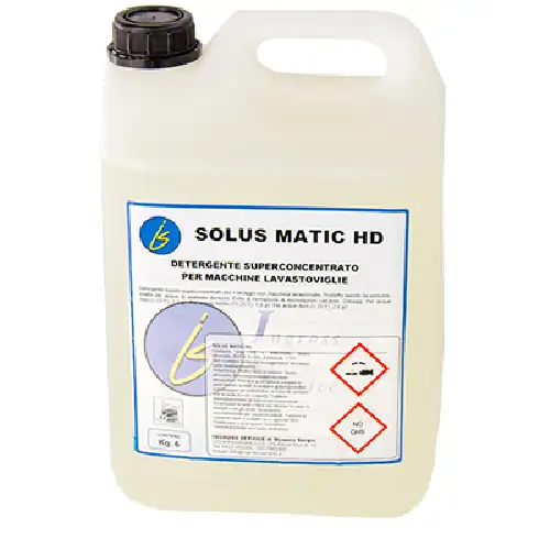 SOLUS MATIC HD Kg. 6 – Detergente per macchine lavastoviglie per