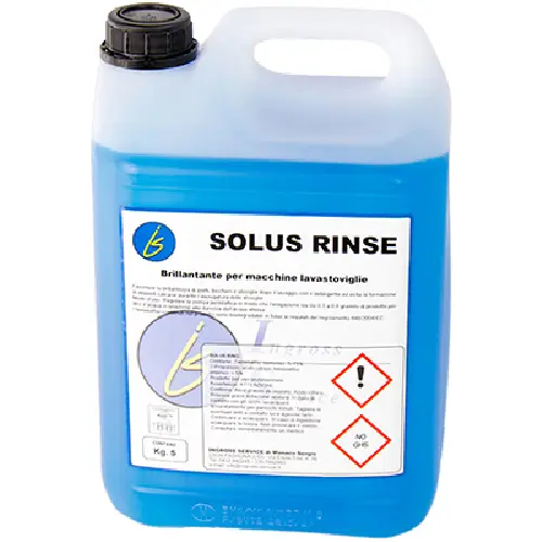 SOLUS RINSE KG. 5 – Brillantante per lavastoviglie/tazzine