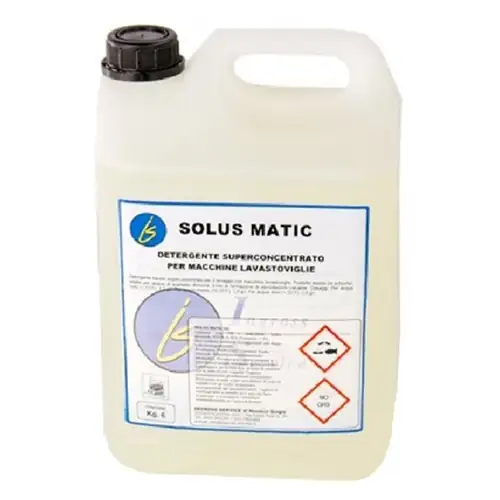 SOLUS MATIC LT. 5 – Detergente per lavastoviglie per acque