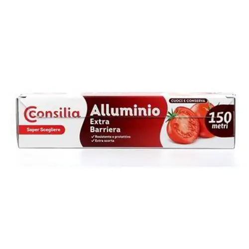 ALLUMINIO mt. 150X290 mm. CON DISPENSER – Alluminio ultraresistente