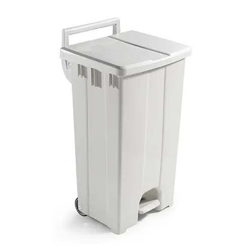 CONTENITORE DERBY XXL lt. 90 BIANCO – Pattumiera completamente