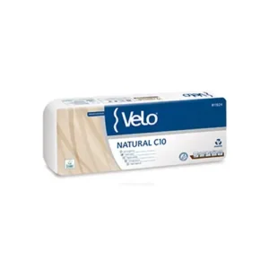 IGIENICA VELO C10 NATURAL RT. 120 – Carta igienica rotolino Fiberpack