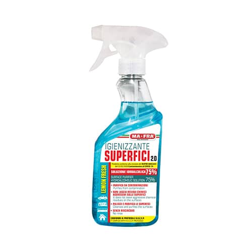 IGIENIZZANTE SUPERFICI 2.0 ML. 500 – Purifica e igienizza